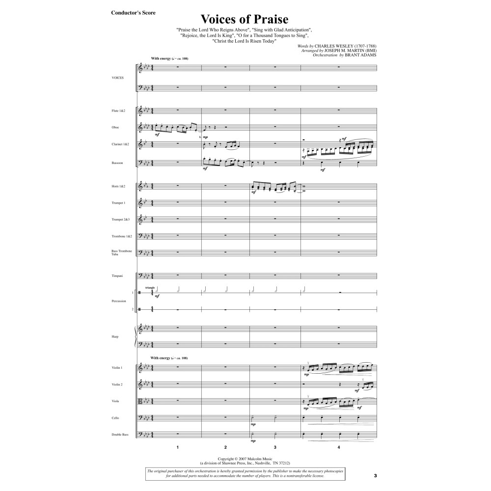 Testament of Praise (A Celebration of Faith) - Full Score